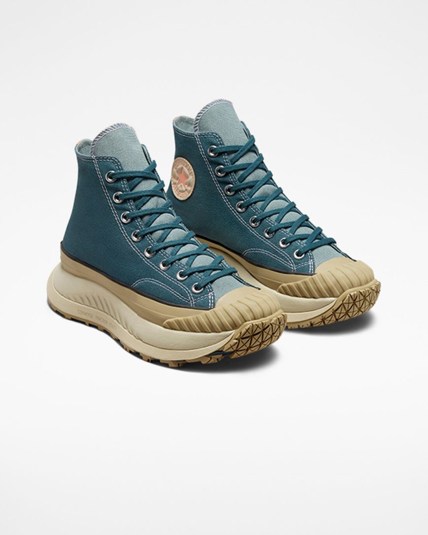 Women's Converse Chuck 70 AT-CX Earth Tones High Top Shoes Blue / Grey | AU 19843Q